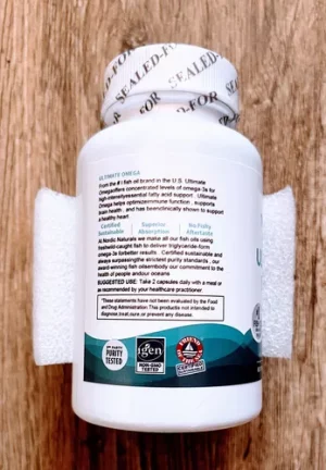 Omega-3 Aceite De Pescado 1.280 Mg 60 Cápsulas - Imagen 3