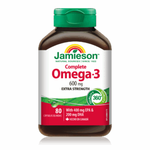 Omega-3 Jamieson 1000 mg (600 mg Omega-3) 80 Cápsulas Blandas