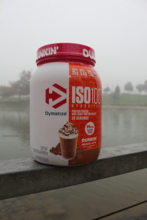 Dymatize Iso 100 Dunkin' 1.45 LB Sabor Mocka Latte - Imagen 2