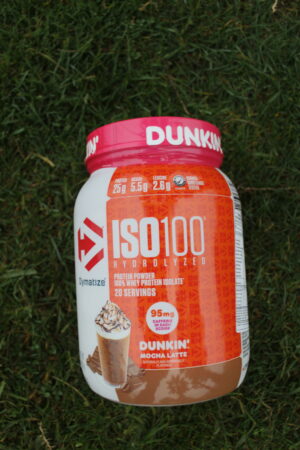 Dymatize Iso 100 Dunkin' 1.45 LB Sabor Mocka Latte - Imagen 4