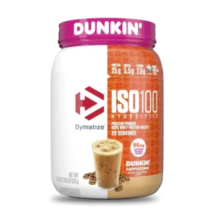 Dymatize Iso 100 Dunkin' 1.36 LB Sabor Capuccino