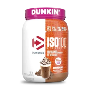 Dymatize Iso 100 Dunkin' 1.45 LB Sabor Mocka Latte