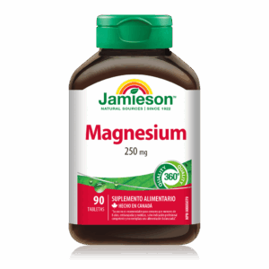 Magnesio Jamieson 250 mg 90 Tabletas