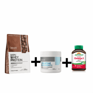 Whey protein ostrovit 1.5LB+ creatina ostrovit 300 gr + Omega 3 Jamieson